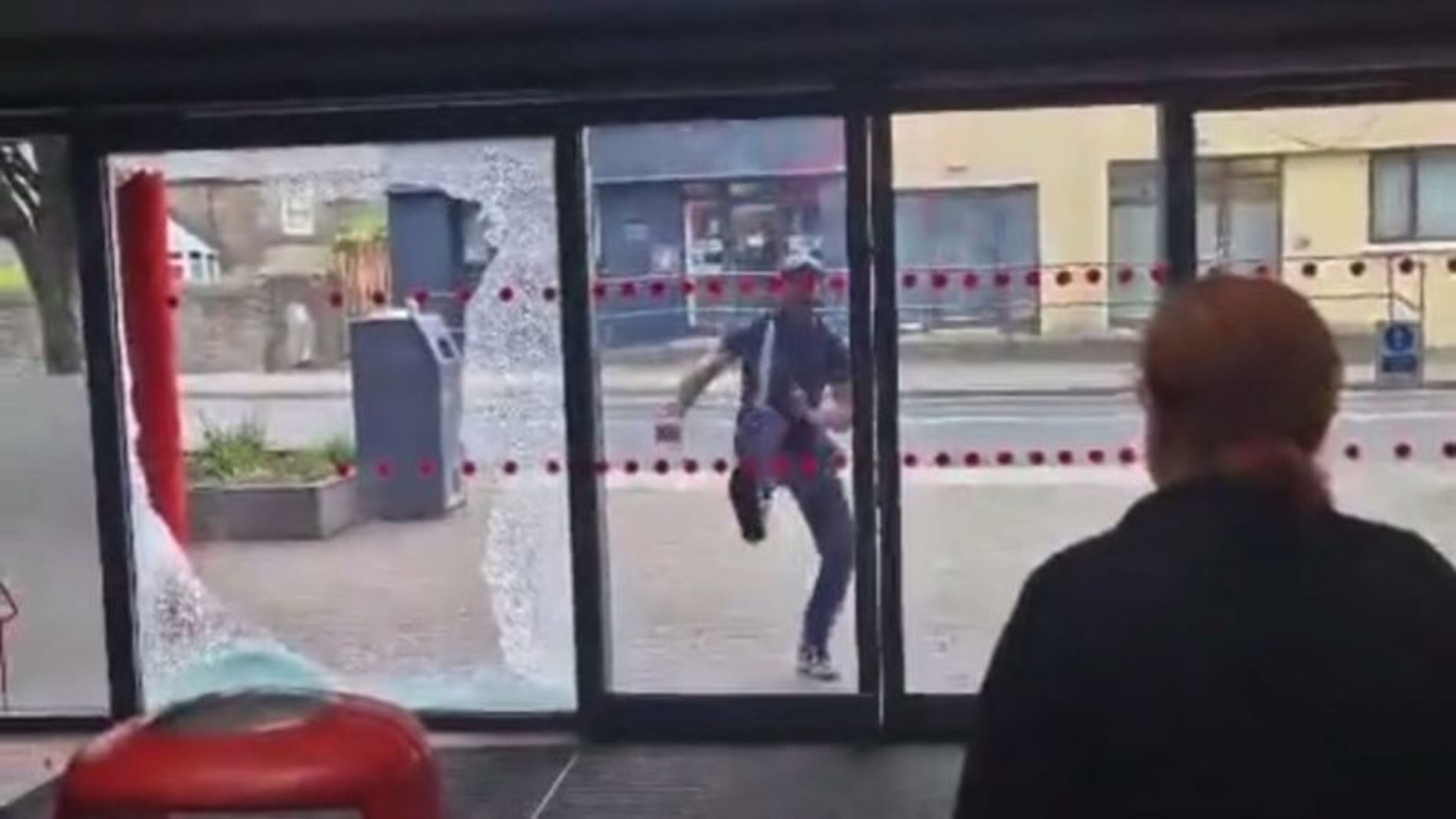 Man caught on camera smashing glass entrance of north Dublin SuperValu arrested