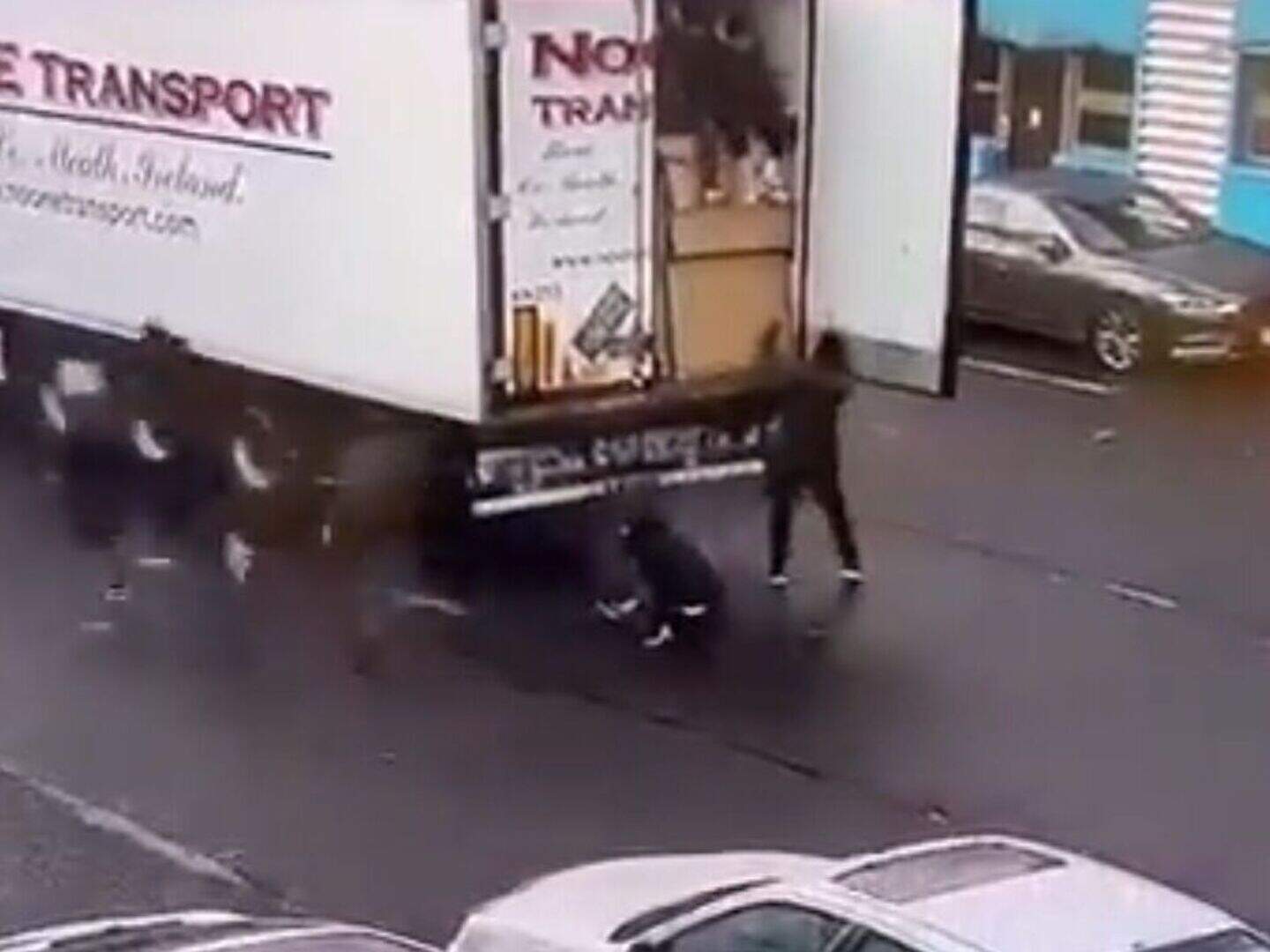 Viral clip showing eight immigrants fleeing truck was NOT taken in ...