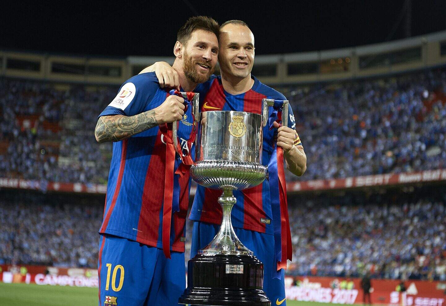 Tearful Andrés Iniesta retires at 40 as Lionel Messi hails ‘magical ...