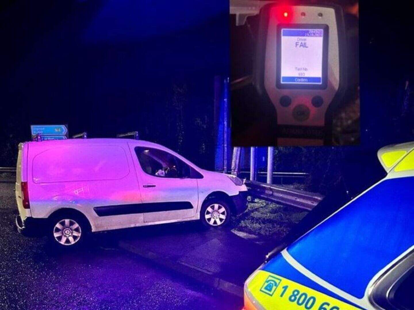 Gardaí arrest drunk van driver who nearly crashed into ambulance in ...