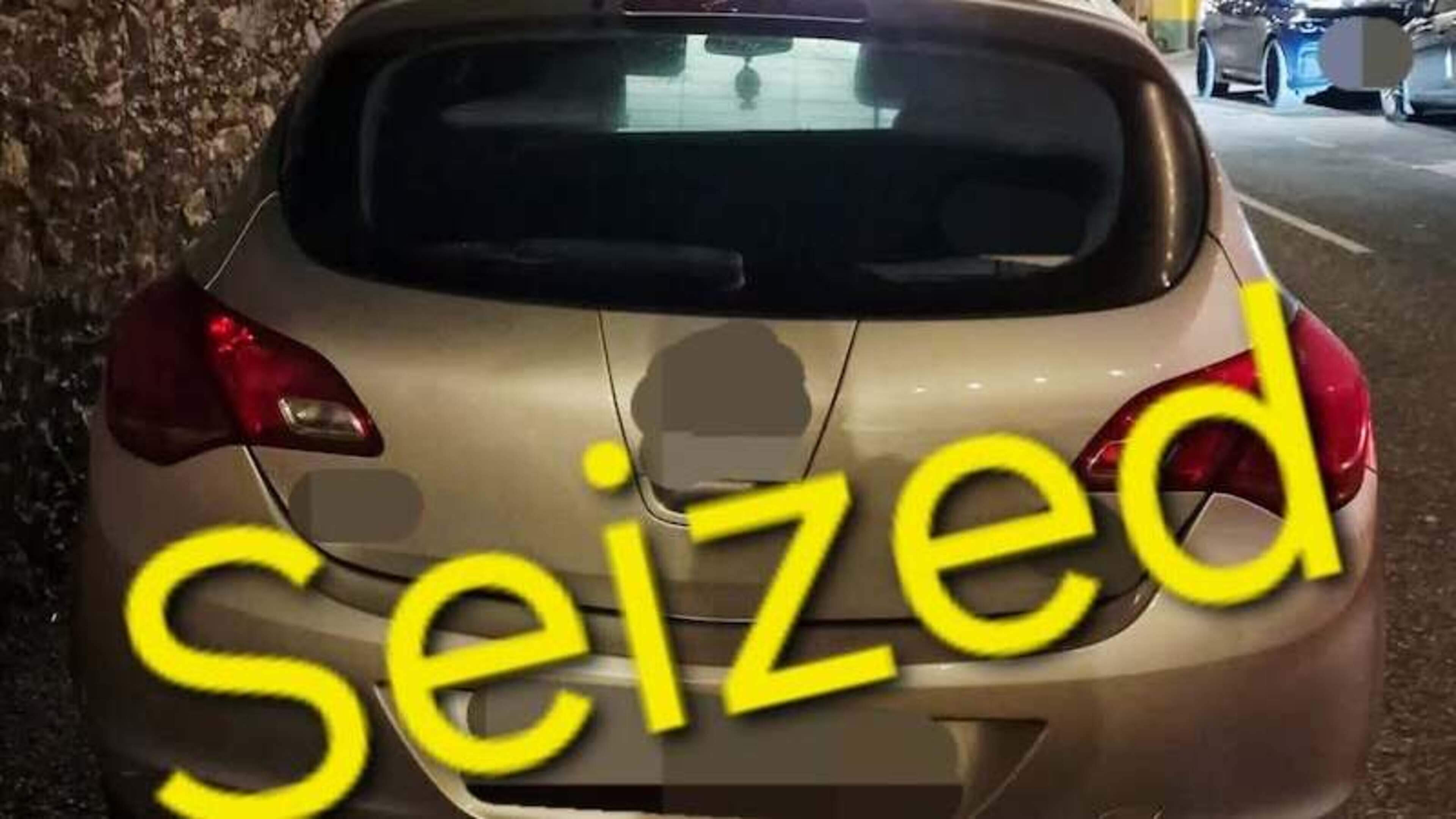 Shocking six-year tax dodge car seized by Donegal gardaí in Ballybofey