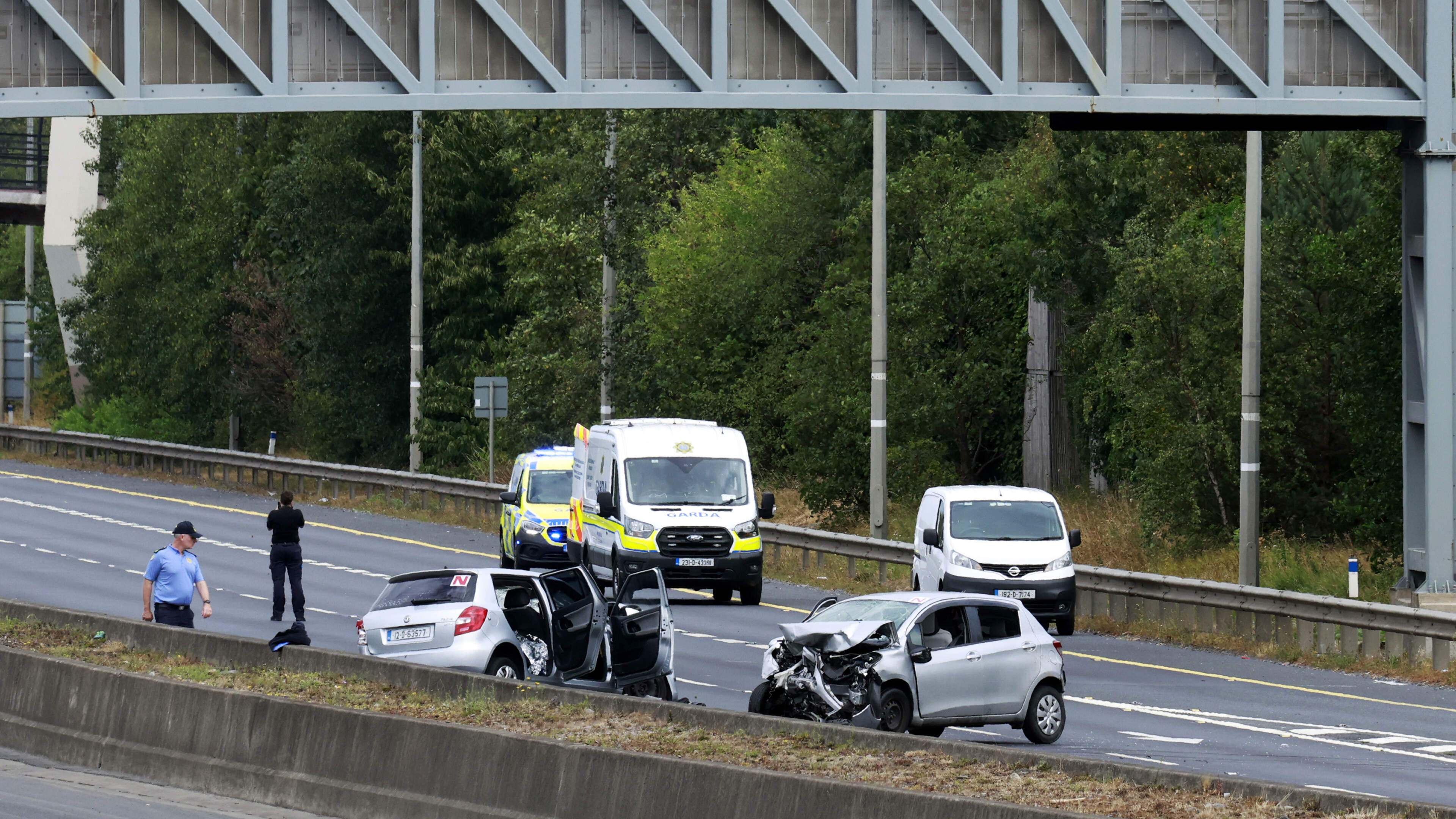 Gardai probe Lucky Dip gang link to M50 crash of eight teens in stolen car as boy (13) fights for life