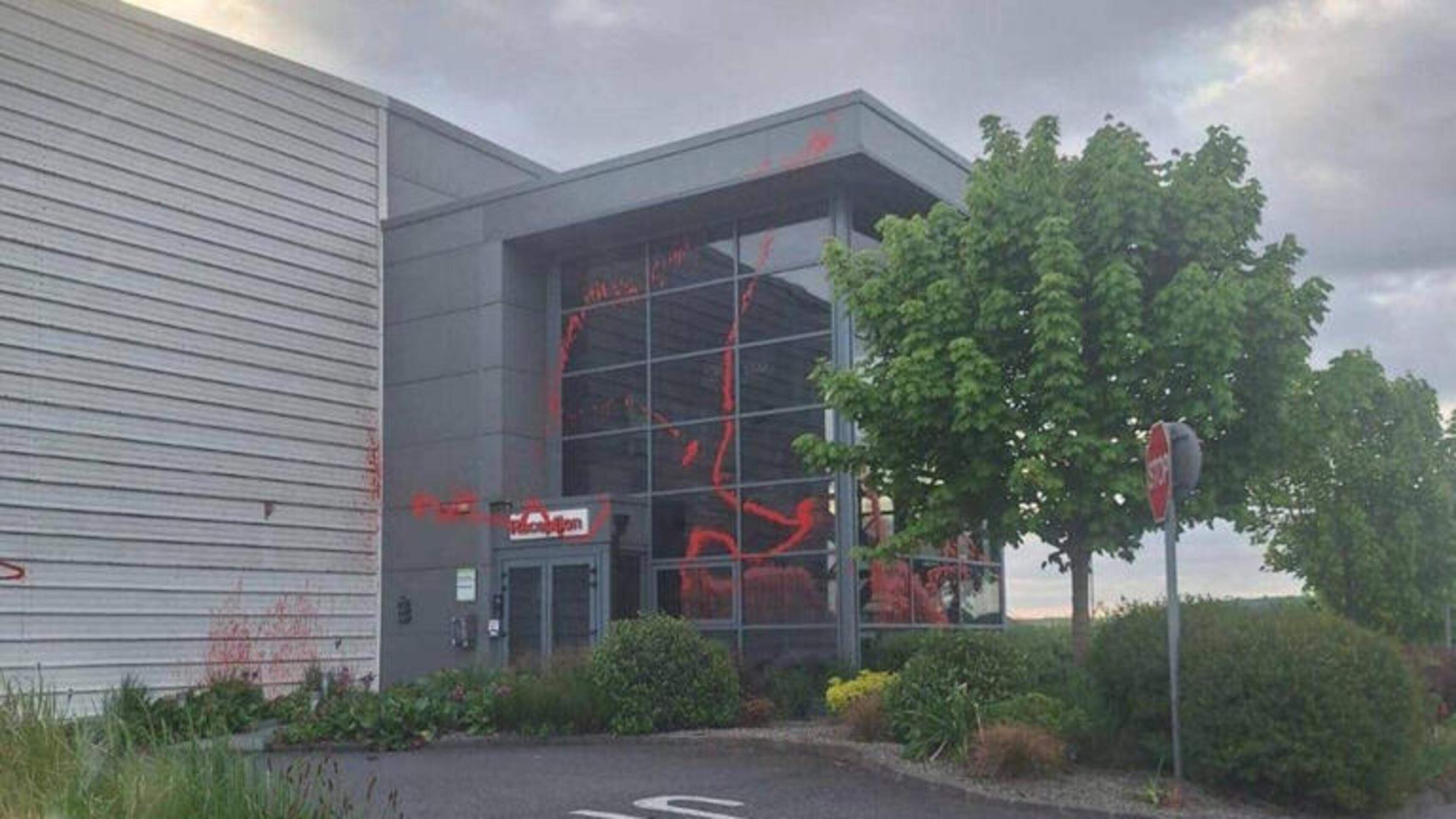 Palestine Action claim responsibility for damage at logistics firm in Cork