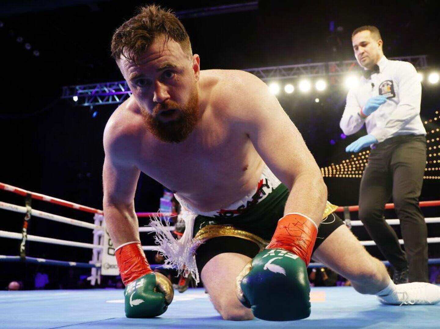 Irish heavyweight boxer gives thumbs up from hospital after suffering ...