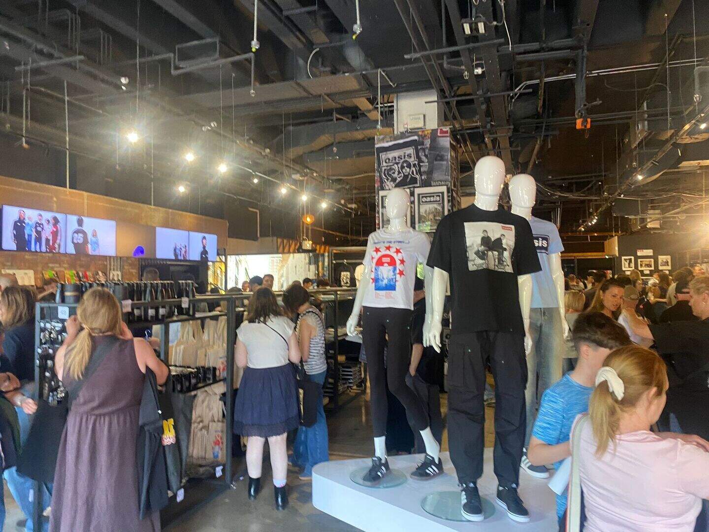 Fans flock to Oasis’s Irish merchandise in their Dublin pop-up store ...