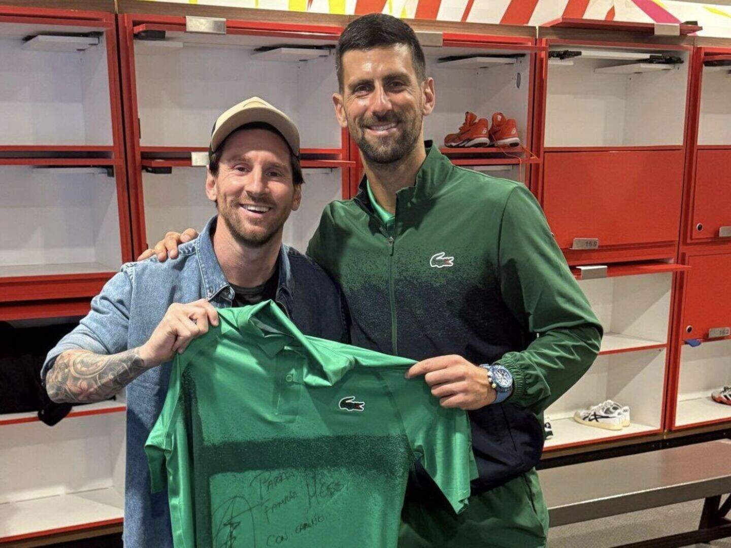 Lionel Messi's son gives Novak Djokovic a big challenge as he targets ...