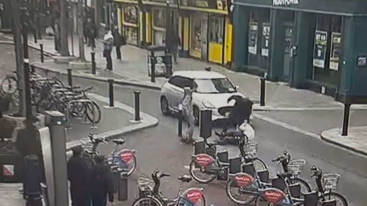 Man narrowly misses being run over by car as Talbot Street brawl spills onto road