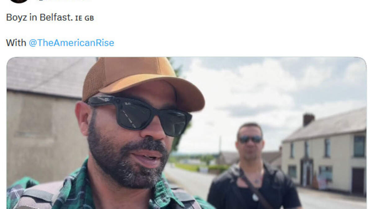 Proud Boys leader who stormed US Capitol is latest far-right agitator to film in Belfast