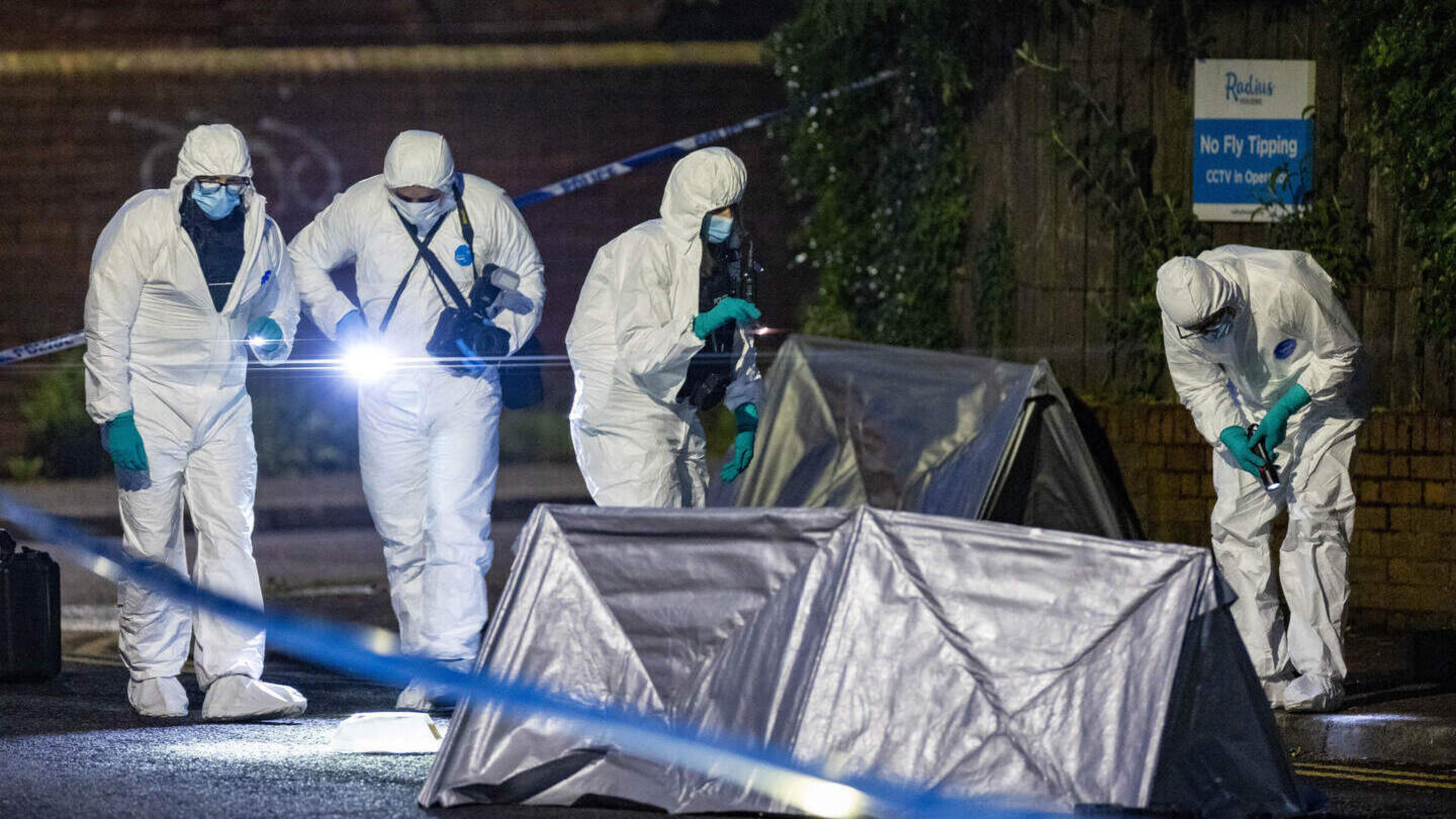 Sinister messages urge men ‘to fight or be arrested’ after knife attack in Belfast