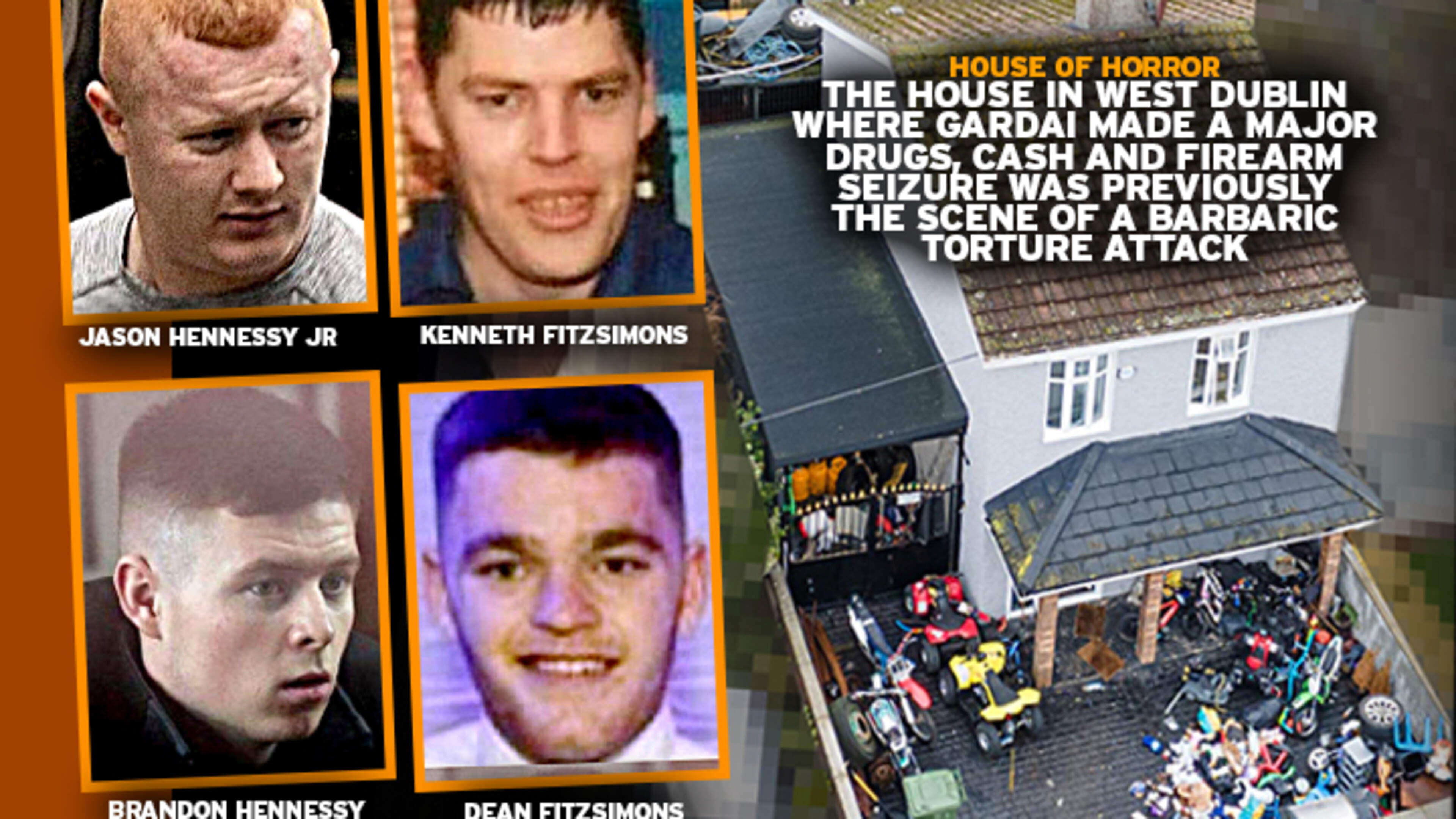 Drugs, cash and gun seized from home where man was branded ‘RAT’ by Hennessy gang