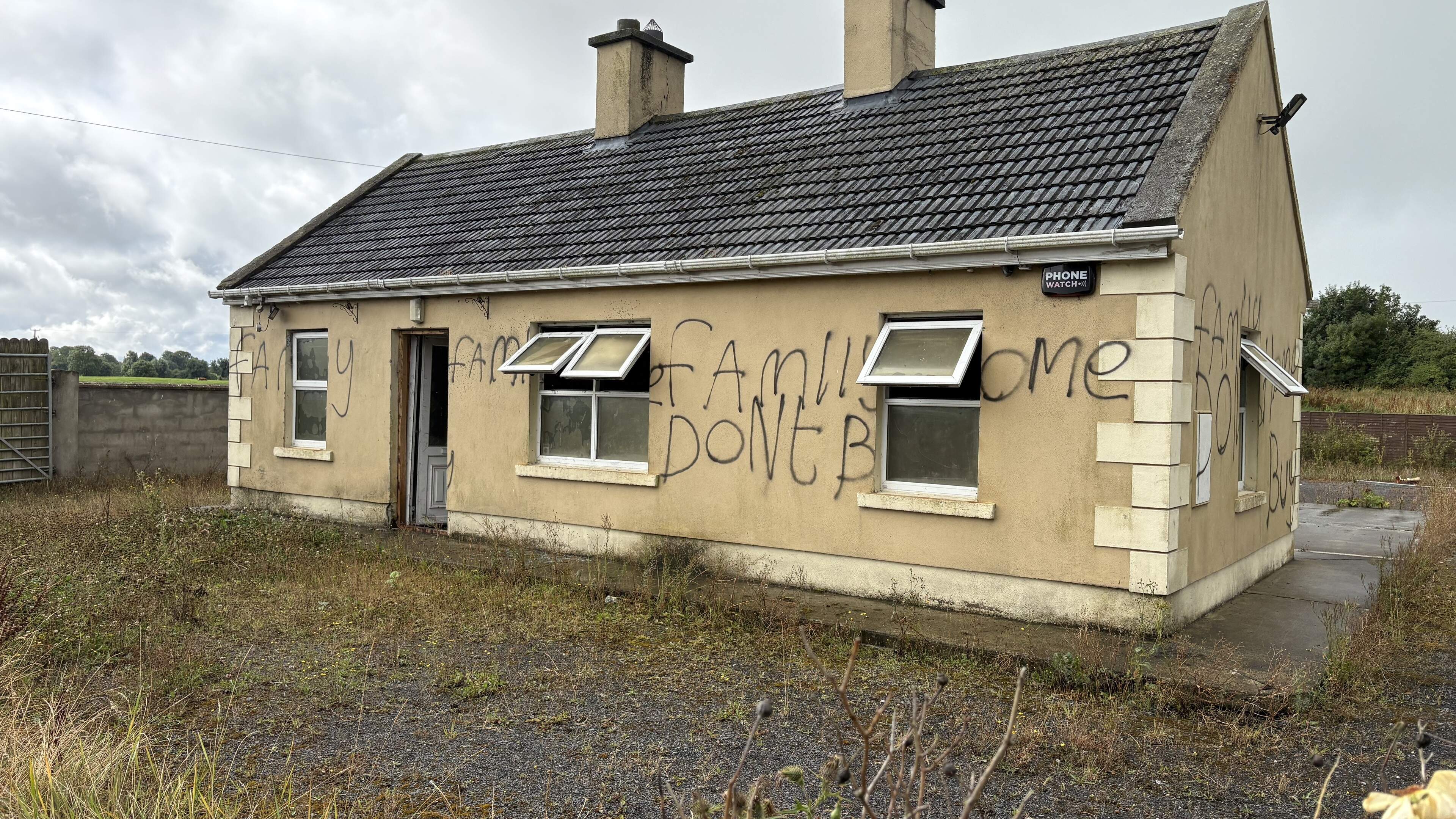 House sold by CAB after being seized from gangster ‘Blondie’ Stokes now lies vacant and vandalised