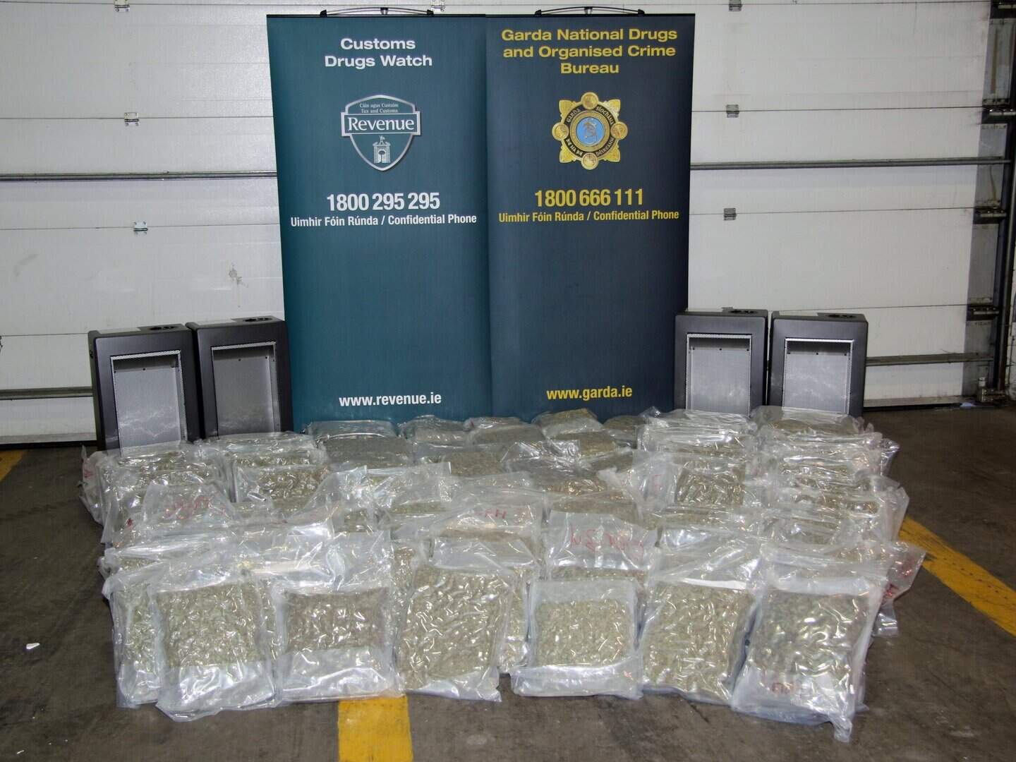 Two men arrested after huge haul of cannabis herb worth €2.58m seized ...