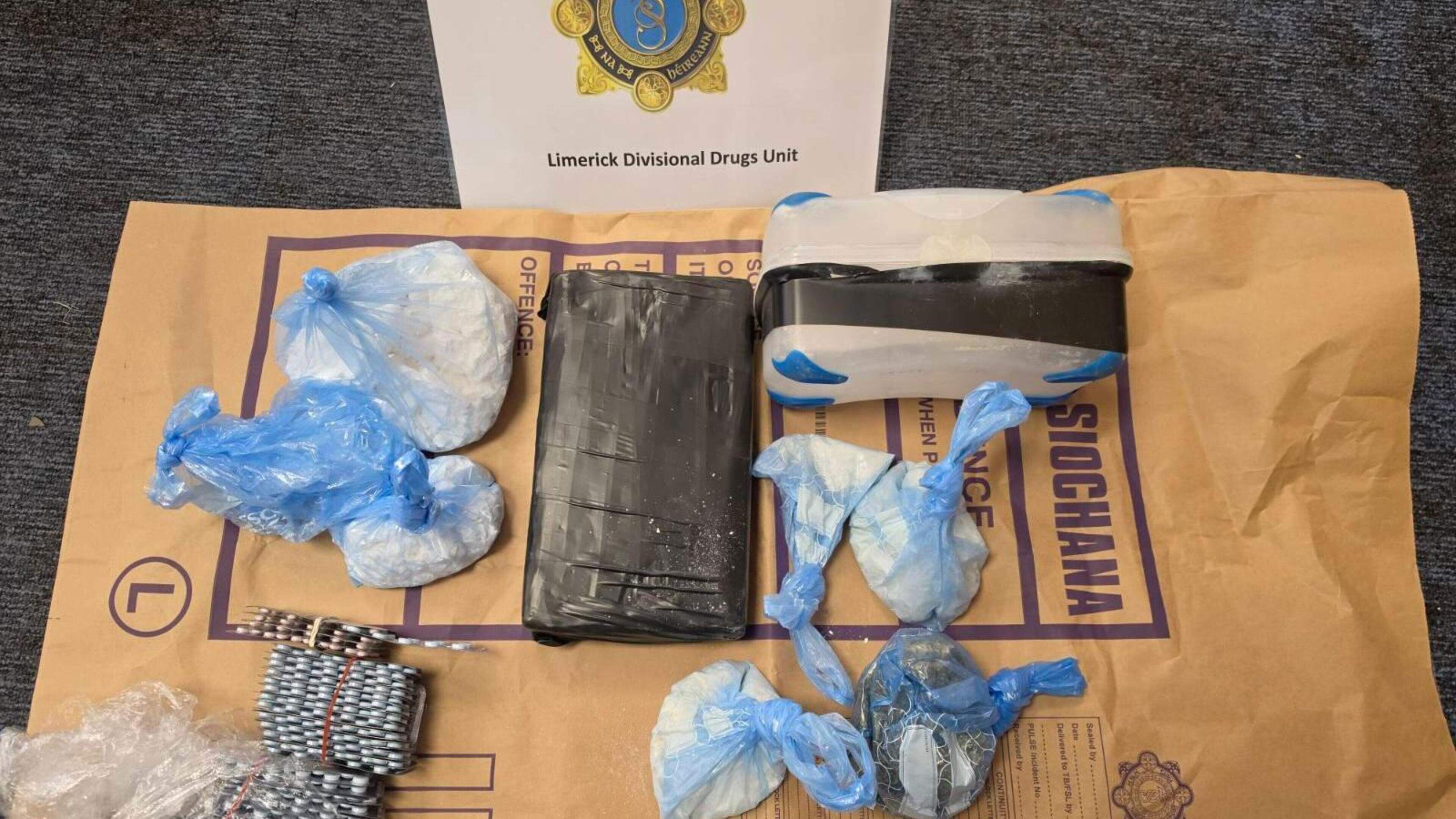 Man arrested as Gardaí seize cocaine worth €125,000 in Limerick city