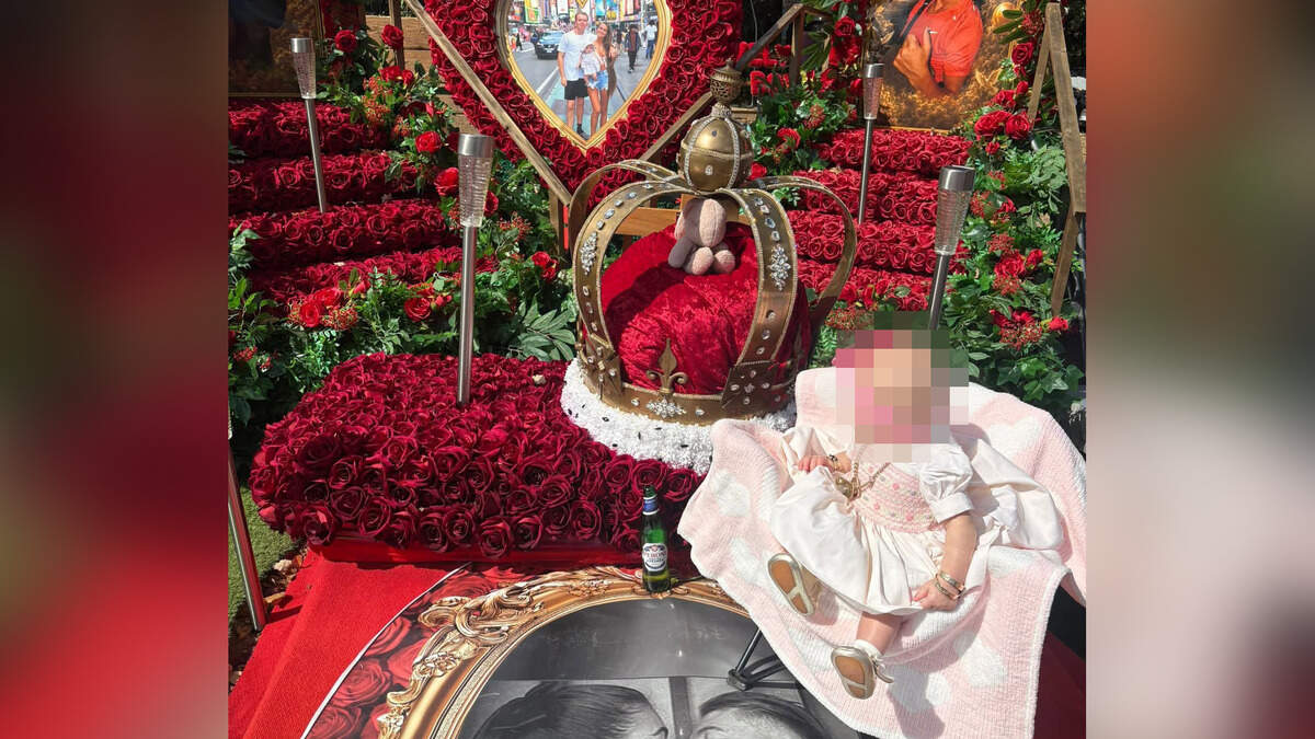 Heartbroken wife of alleged Travelling Conmen gangster brings daughter to visit grave