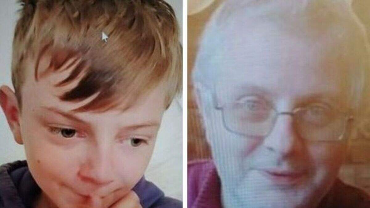 Bodies found in search for Cheshire father Tom Parry and son Richie (12 ...