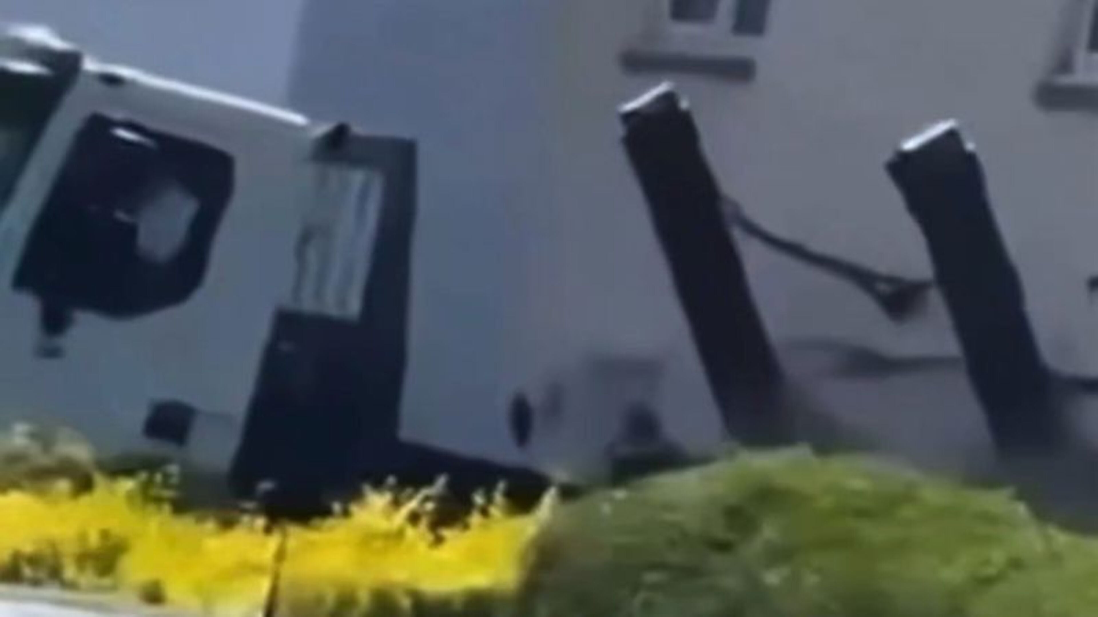 Scottish crime gang ram lorry into front room of home linked to feud rivals
