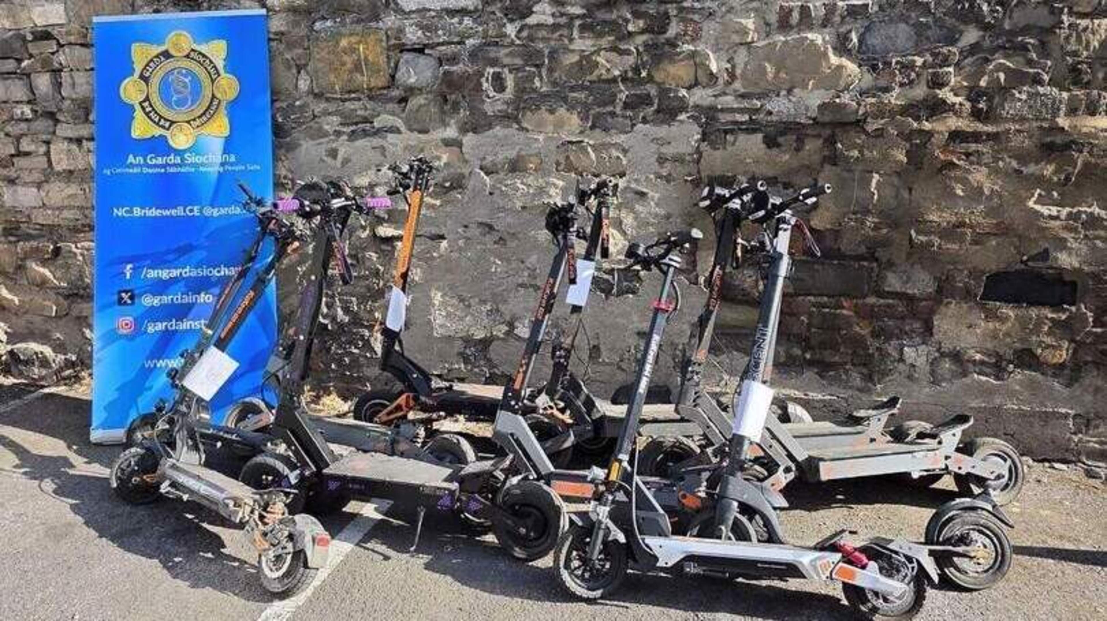 Gardaí seize e-scooters, scramblers and e-bikes in Dublin as man arrested