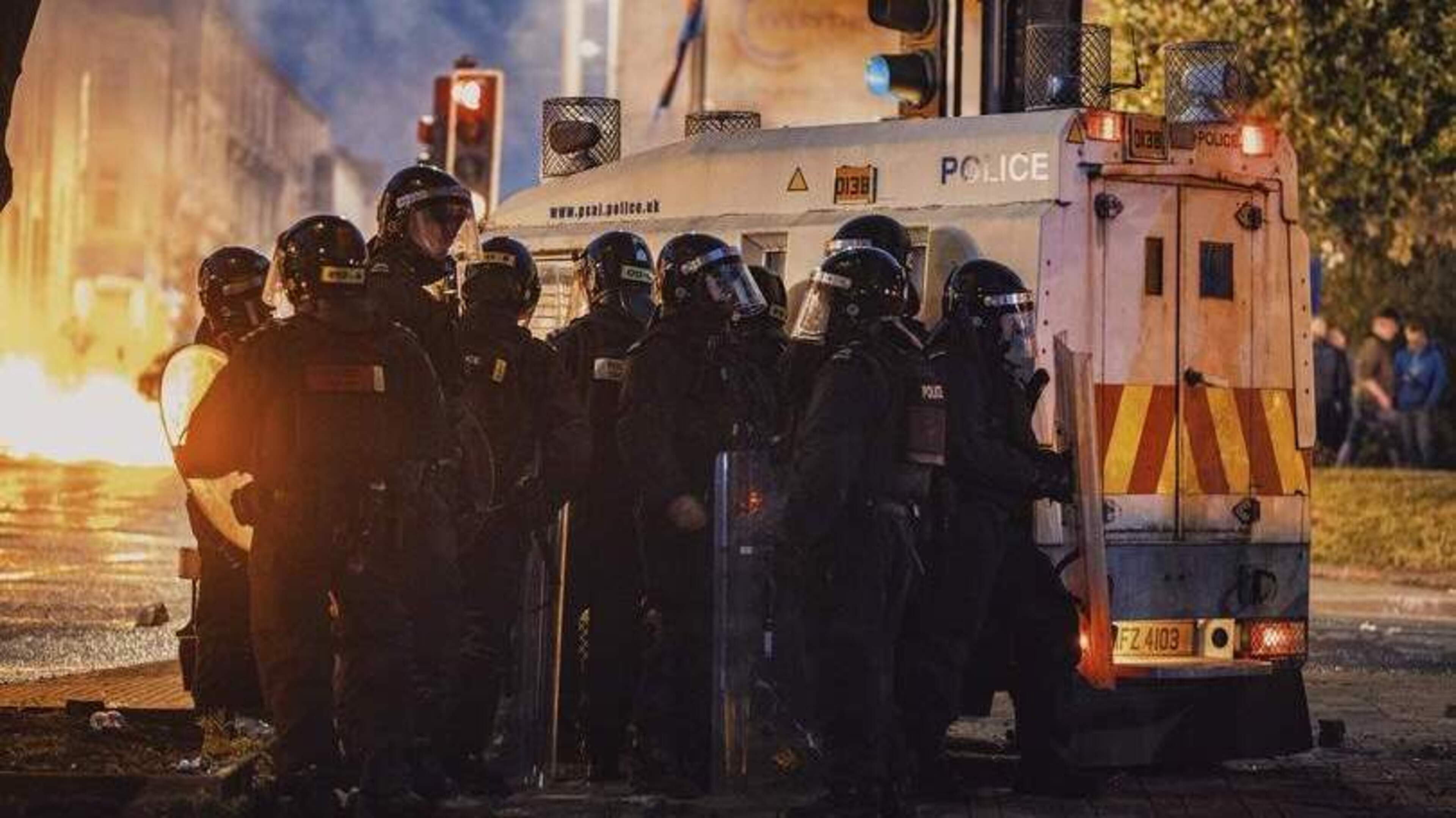 Man (43) who was ‘being nosy’ at race riot jailed for encouraging violent disorder