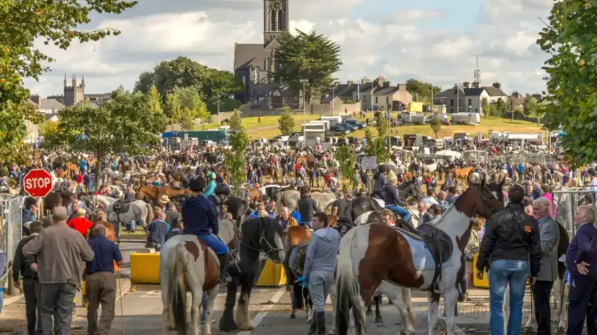 Large Garda presence as eight men charged with violent disorder at Ballinalsoe Horse Fair