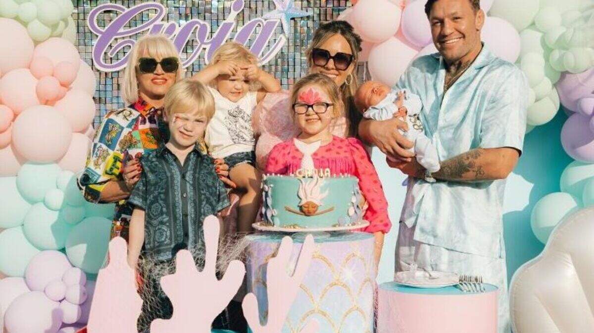 UFC star Conor McGregor and family celebrate daughter Croía's birthday ...