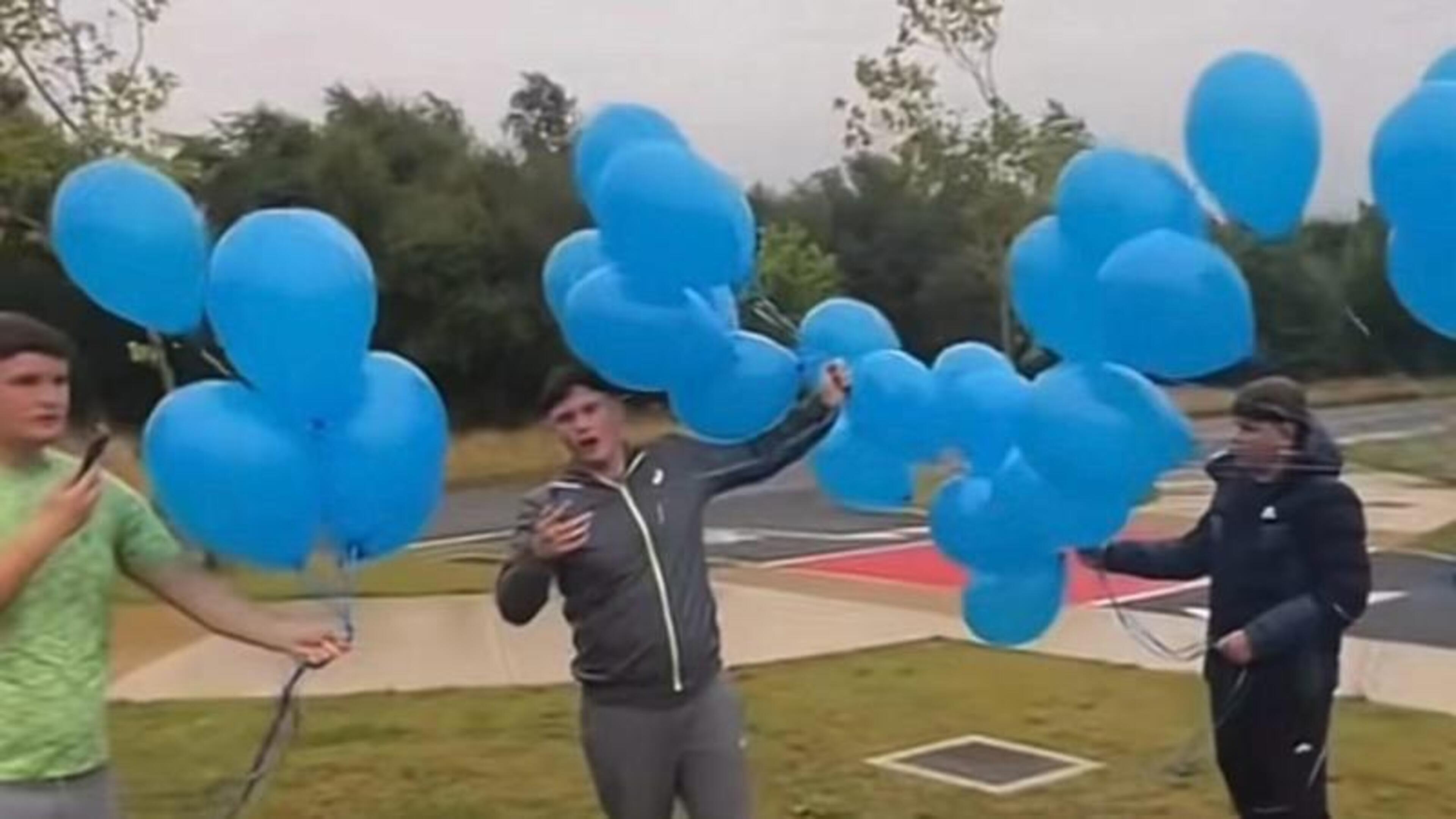 Pals of five teens killed in M9 atrocity release balloons in controversial tribute