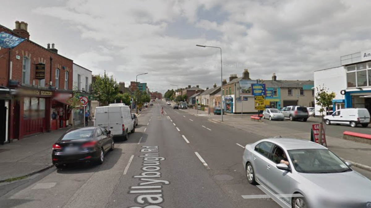 Dublin cyclist hospitalised after car mounted footpath and hit him as gardai investigate